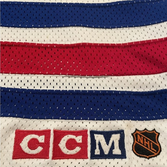 Authentic Vintage CCM New York Rangers Brian Leetch NHL 75th Anniversary Jersey - Picture 6 of 9